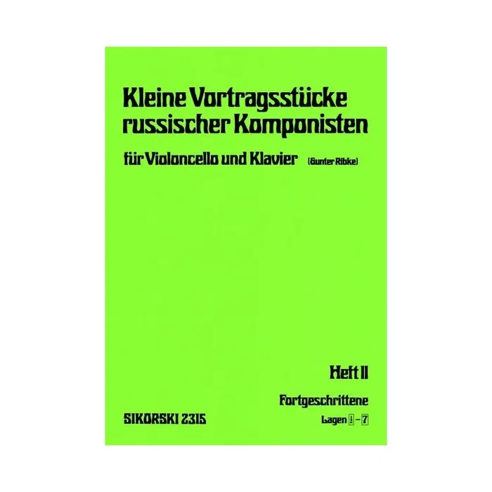 Kleine Vortragsstücke russischer Komponisten