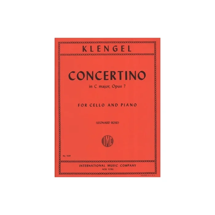 Klengel, Julius – Concertino C major op. 7