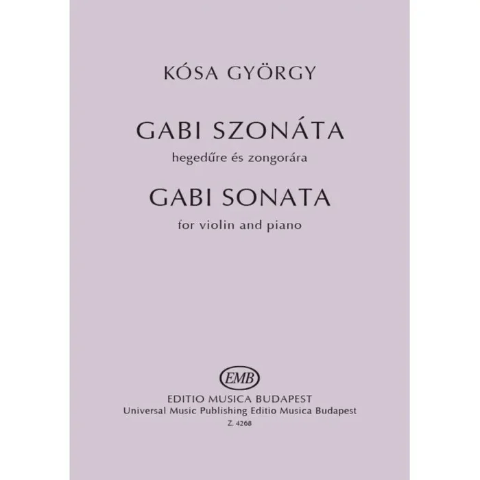 Kosa, G. – Gabi szonata