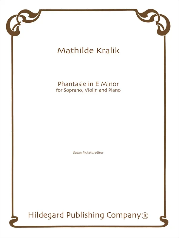 Kralik: Phantasie in E Minor