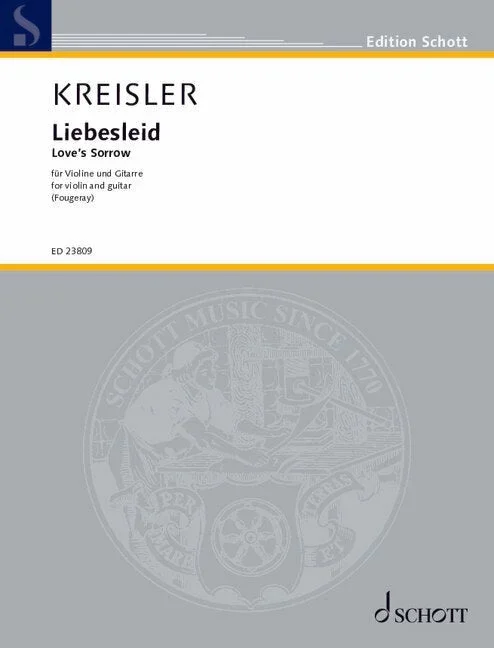 Kreisler: Liebesleid (arr. for violin & guitar)