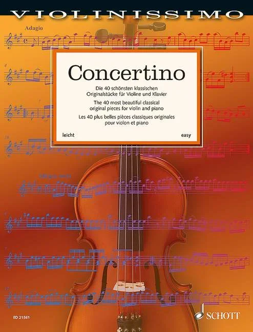 Kuechler, Ferdinand : Kuechler, Ferdinand : Concertino, – violin and piano – Schott Digital