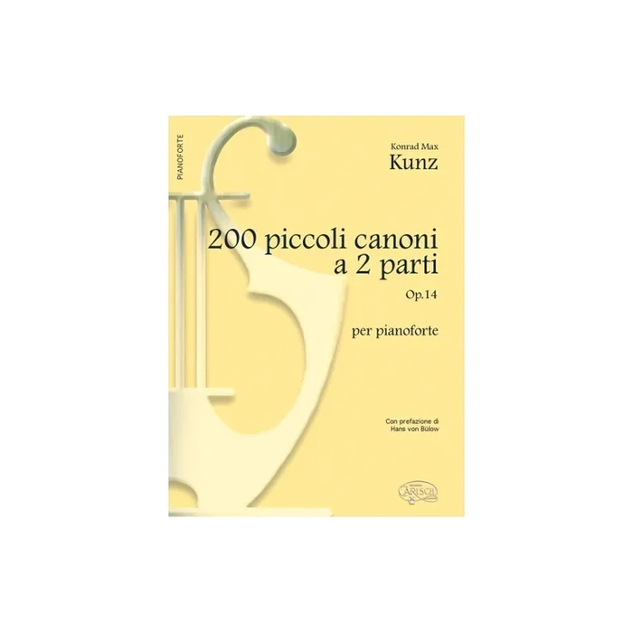 Kunz, Konrad Max – 200 Piccoli Canoni, a 2 Parti Op.14