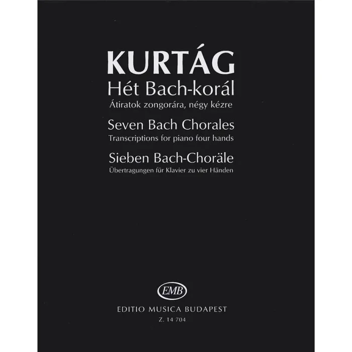 Kurtág, György – Seven Bach Chorales (piano duet)