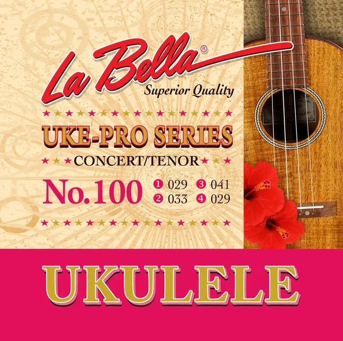 La Bella 100 Series Concert/Tenor Ukulele Strings