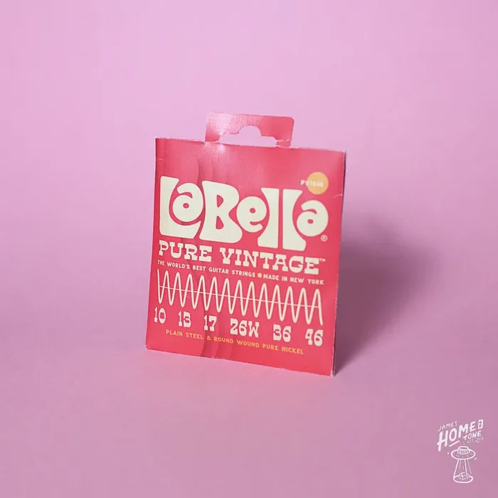 La Bella – Pure Vintage™ Electric Guitar Strings – 10-46