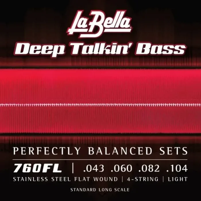La Bella Deep Talkin’ Bass Flats, Light 43-104