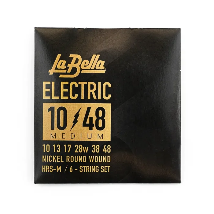 La Bella HRS Nickel-Plated 10-48 Electric Guitar Strings, Medium