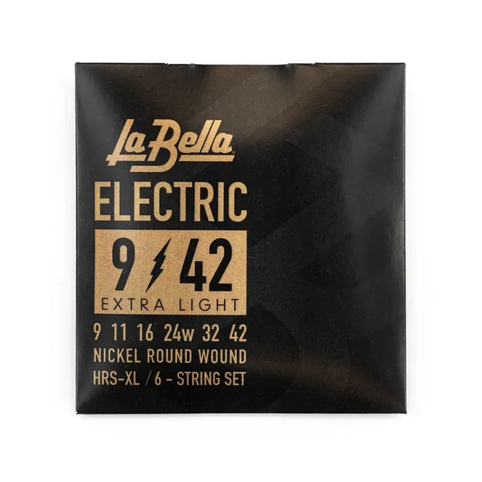 La Bella HRS Nickel-Plated Electric Guitar Strings 9-42 Extra-Light