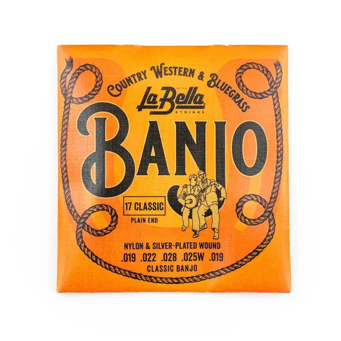 La Bella No. 17 Classic 5-String Nylon 19-25w Banjo Strings