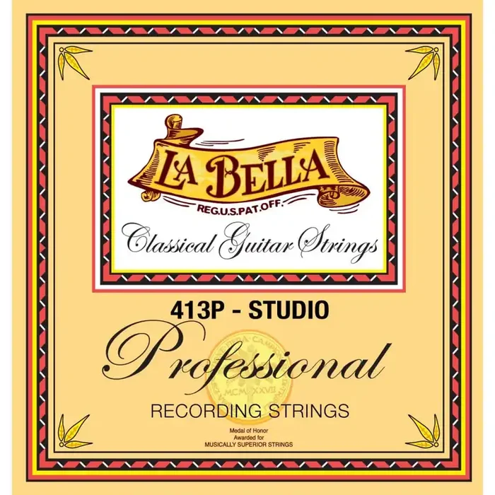 LaBella 413P Professional Studio 80/20 Bronze Classical Guitar Strings