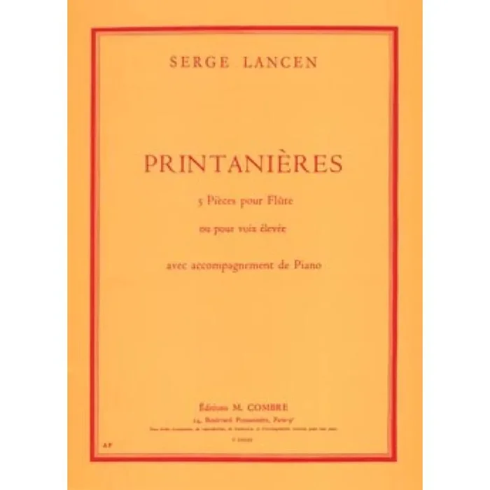 Lancen, Serge – Printanières (5 pièces)