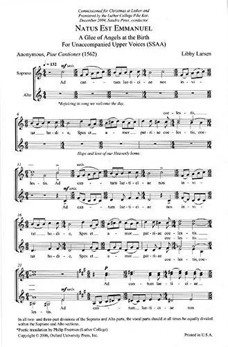 Larsen : Natus est Emmanuel