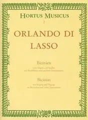 Lassus Bicinias for Recorder Duet and Singing