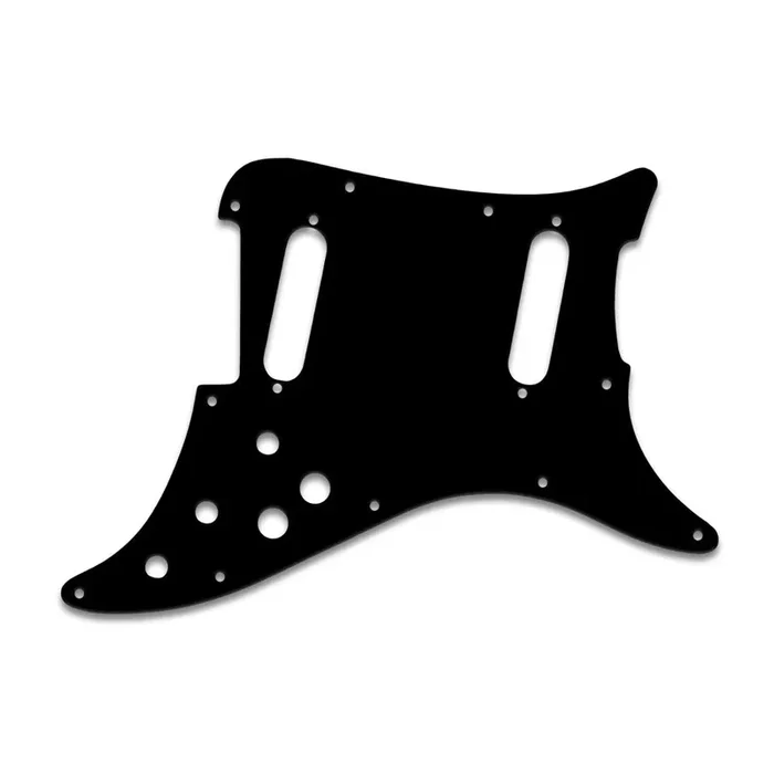 Lead II – Thin Shiny Black .060″ / 1.52mm Thickness, No Bevelled Edge