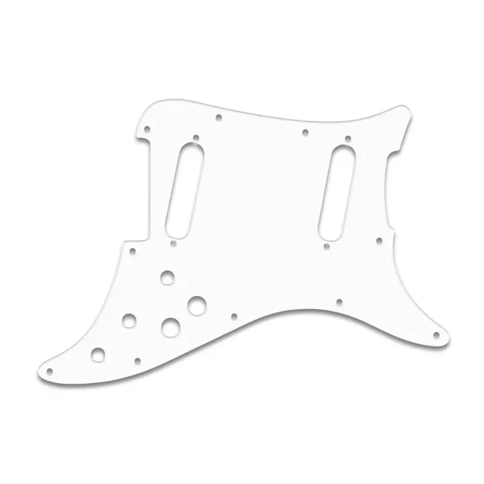 Lead II – Thin Shiny White .060″ / 1.52mm Thickness, No Bevelled Edge