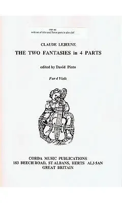 Lejeune Two Fantasies in Four Parts for Viol Consort