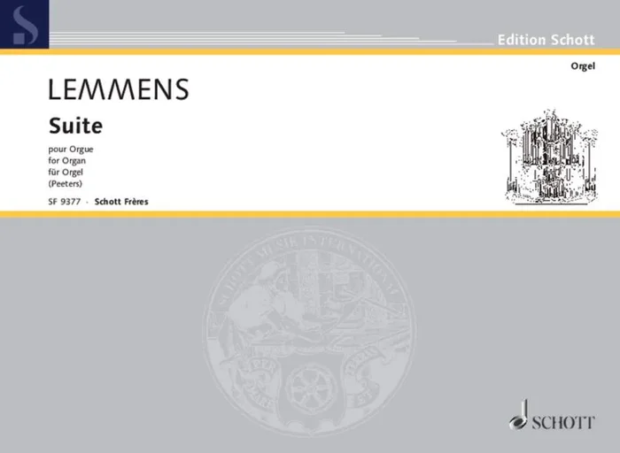 Lemmens, Jacques-Nicolas : Lemmens, Jacques-Nicolas : Suite pour Orgue, – organ – Schott Digital