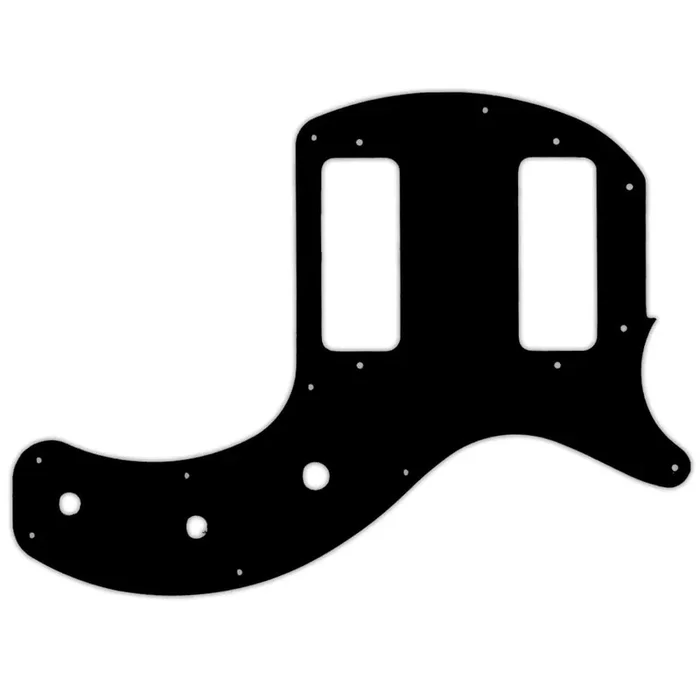 Les Paul Special 2019 Tribute Double Cut – Solid Shiny Black .090″ / 2.29mm thick, with bevelled edge