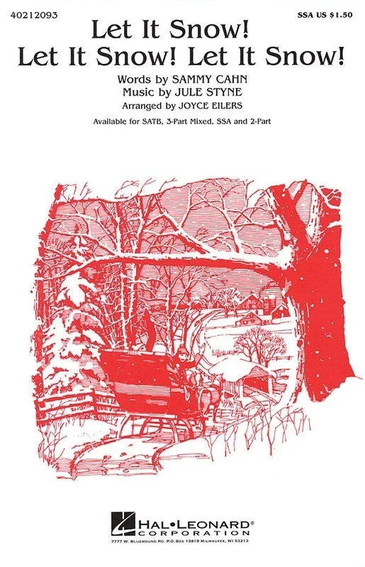 Let It Snow Let It Snow 3 Pt (Octavo)