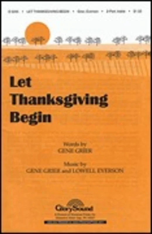 Let Thanksgiving Begin 2-Pt Book