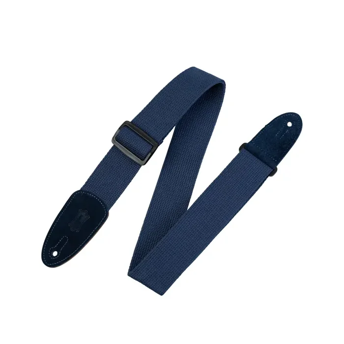 Levy‘s MC8 2inch Cotton with Suede Ends Guitar Strap, Navy