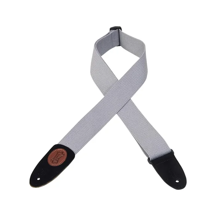 Levy‘s MSSC8 2inch Cotton Guitar Strap, Grey