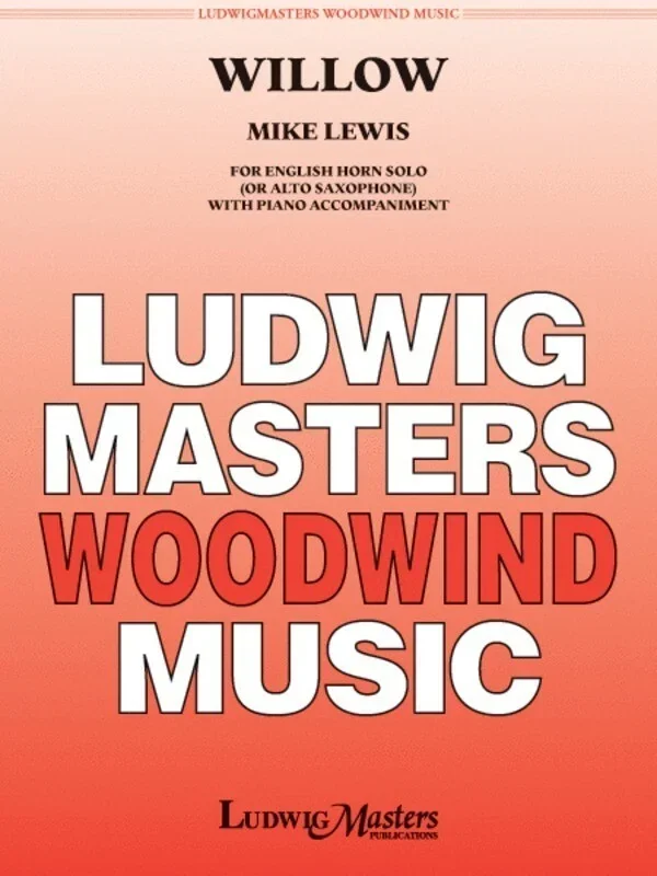 Lewis – Willow For Cor Anglais (Alto Sax)/Piano (Softcover Book)