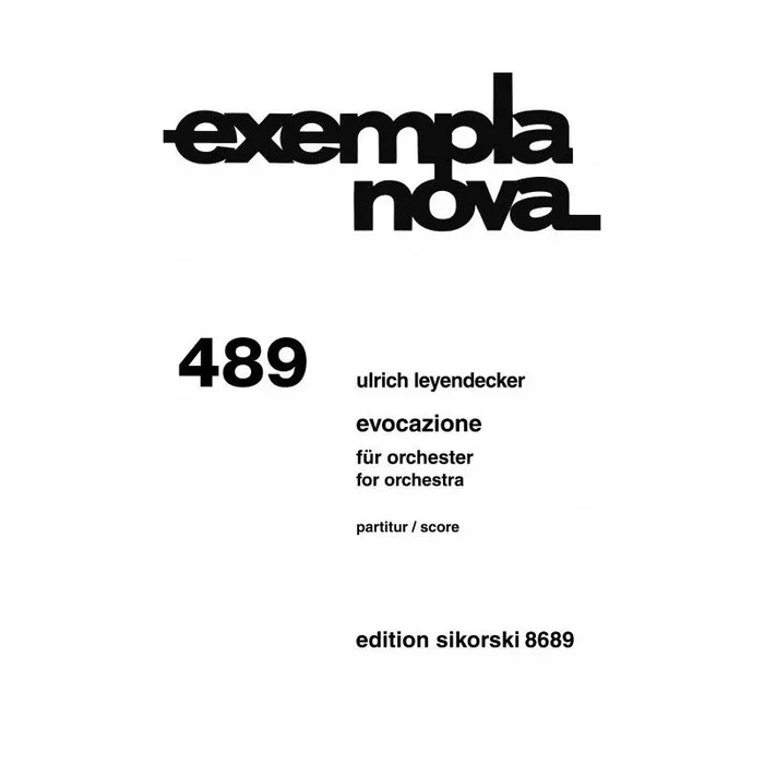 Leyendecker, Ulrich – Evocazione 489