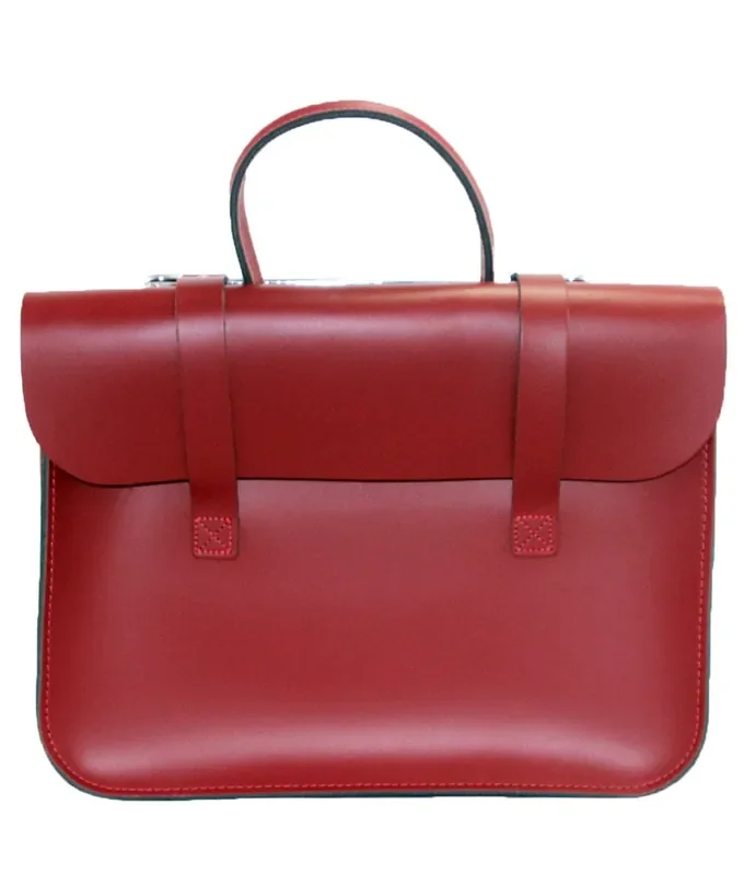 LG Pillarbox Red Leather Music Case – English Made