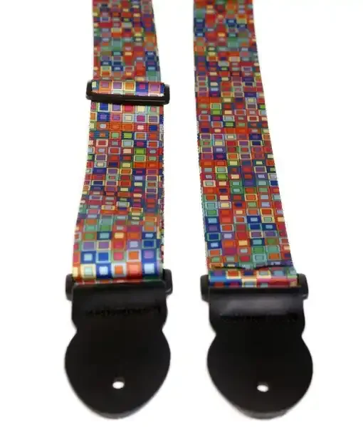 LG Squares 2″ Webbed Guitar Strap *D