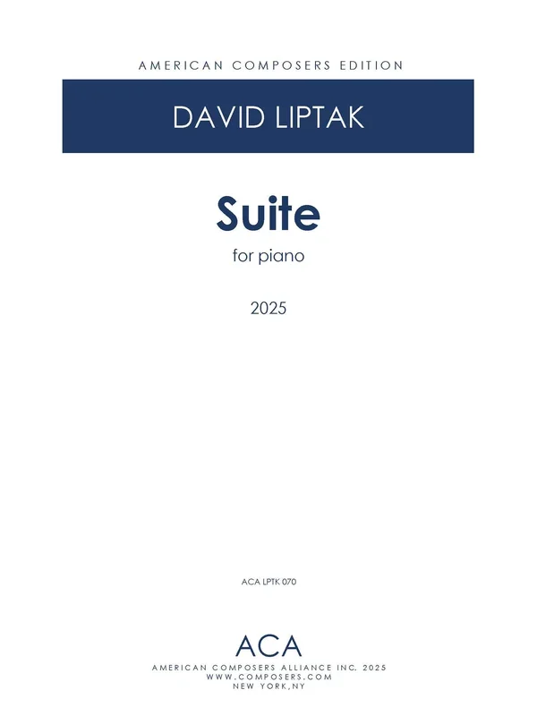 Liptak: Suite for Piano