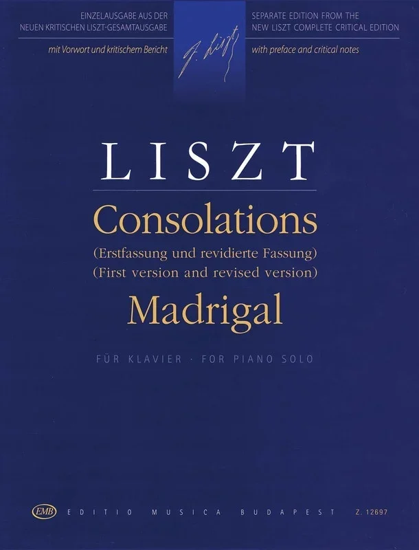 Liszt – ConsOnline Audiotions 1st and Revised Versions (Softcover Book)