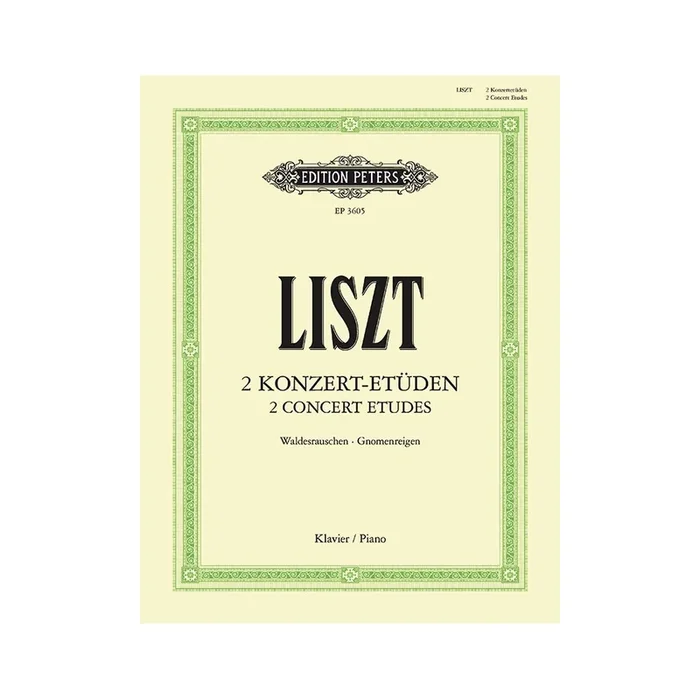 Liszt, Franz – 2 Concert Studies