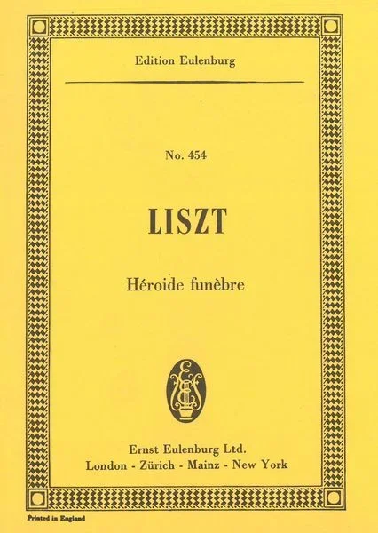 Liszt: Héroide funèbre