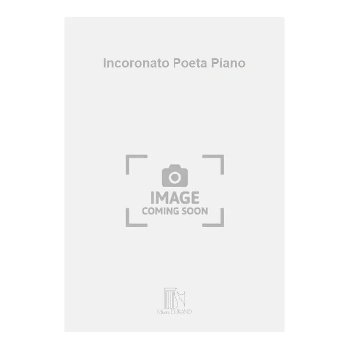 Looten, Christophe – Incoronato Poeta Piano