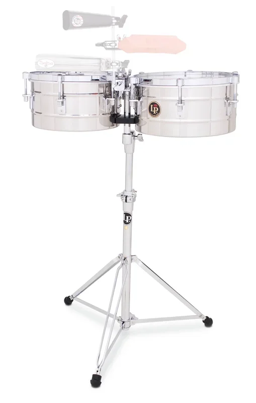 LP Latin Percussion LP255-S Tito Puente Signature 12 ” & 13 ” Stainless Steel Timbale Set