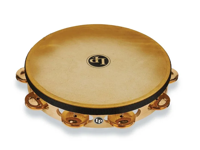 LP Pro 10″ Single Row Headed Tambourine – Bronze
