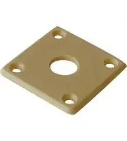LP Style Jack Socket Plate Cream