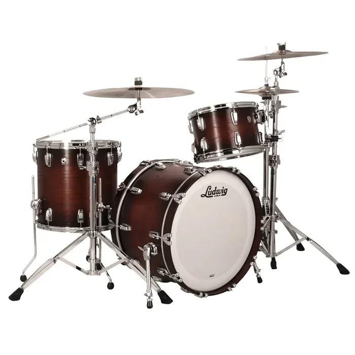 Ludwig Classic Oak 3pc Drum Set Brown Burst FAB 22/13/16