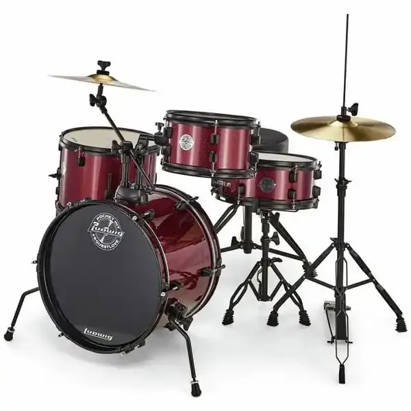 Ludwig Questlove Pocket Drum Kit Red Junior