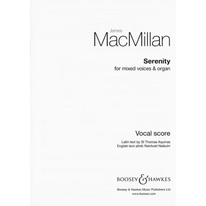 MacMillan, James – Serenity