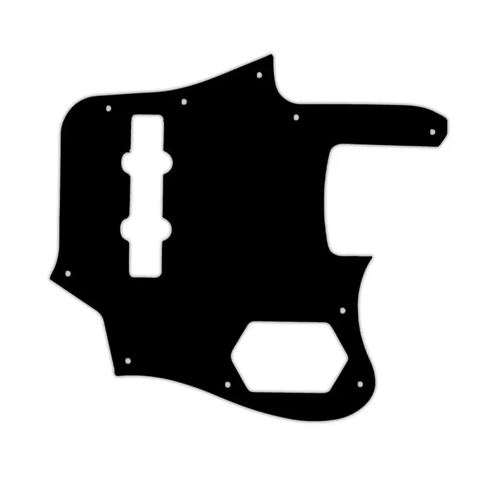 Made In Japan Deluxe Jaguar Bass 2012 – 2013 – Black Cream Black Cream Black 5 ply