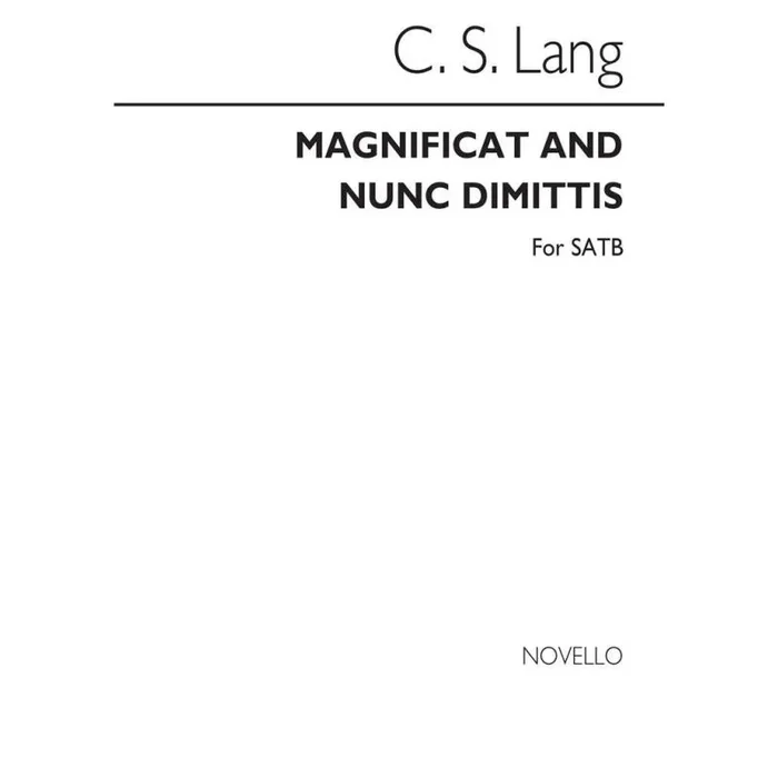 Magnificat And Nunc Dimittis In A Minor