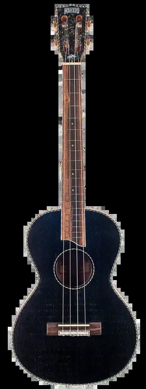 Mahalo Pearl Series Baritone Ukulele MP4BK Transparent Black Satin Top