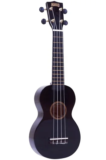 Mahalo Rainbow Black Soprano Ukulele