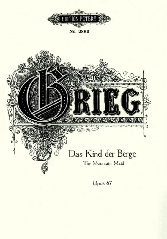 Maid Of The Mountain Op 67 High Ger/Eng (Softcover Book)