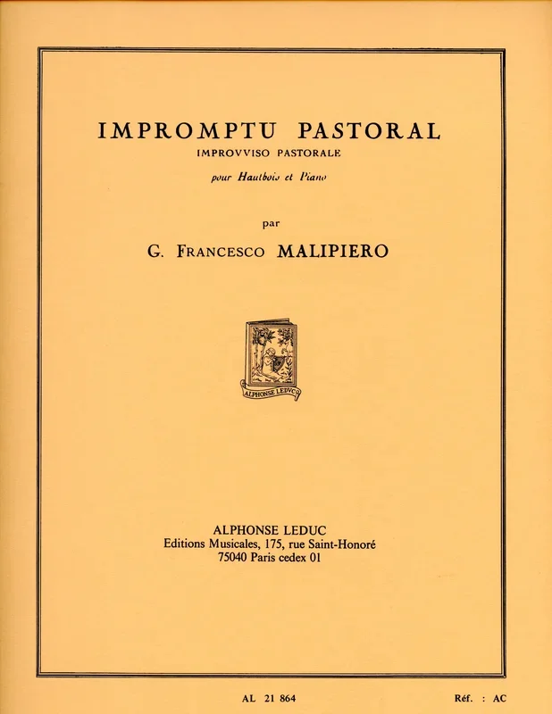 Malipiero: Impromptu pastoral