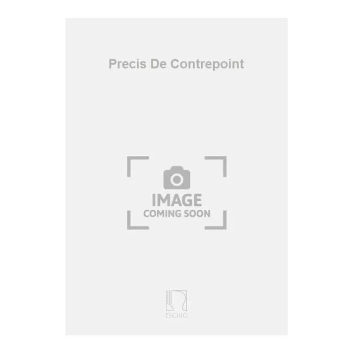 Manen, Christian – Precis De Contrepoint