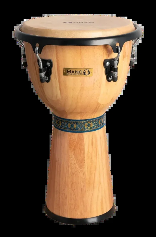 Mano 12″ Tunable Djembe – Natural Wood Shell
